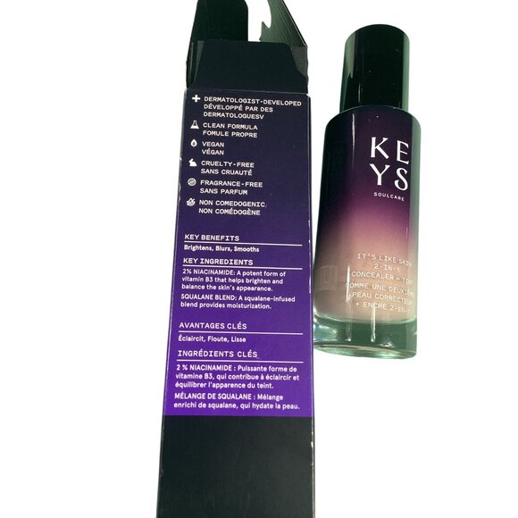 Keys Soulcare Its Like Skin 2-In-1 Concealer + Tint 130 N Extra Light Neutral - Picture 4 of 6